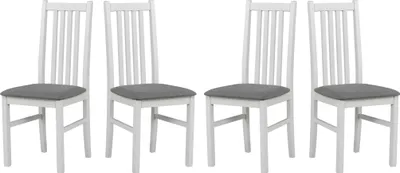 Image de LeafDesign Chaise de salle à manger en bois - Chaise en hêtre massif - Chaise de salle à manger - Chaise en bois - Chaise de table - Chaise de cuisine - Chaise ONTIKA 1 (lot de 4)
