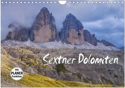 Produktbild von Sextner Dolomiten (Wandkalender 2025 DIN A4 quer), CALVENDO Monatskalender