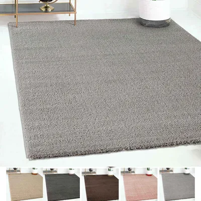 Produktbild von Teppich Kurzflor einfarbig Modern Flauschig Weich Microfaser, für Wohnzimmer, Schlafzimmer, küche, Farbe:Rosa, Maße:200x290