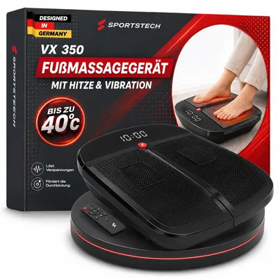 Produktbild von Sportstech Vibrationsplatte VX350 | Massage & Heating Funktion | 50W Motor