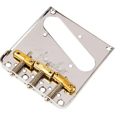 Produktbild von Fender 3-Saddle Top-Load/String-Through Tele Gitarrenbrücke