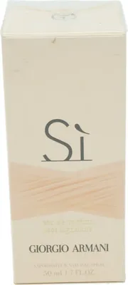 A product box for Giorgio Armani Si Rose Signature Eau de Parfum.