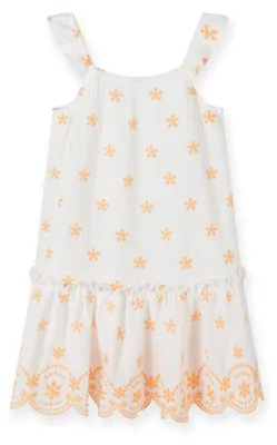 Obrázok produktu pre Bavlnené šaty Minoti Kleid, biele, veľkosť 116, pre dievčatá