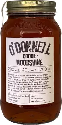 Produktbild von O'Donnell Cookie Moonshine Likör, 20% Vol. 0,7 l