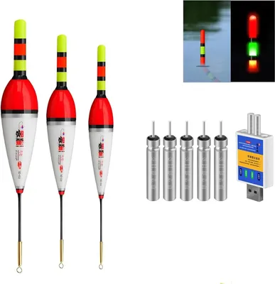 Productafbeelding van LED Dobbers - Vis Drijvers - Nacht Vissen - Slimme Kleurwisseling - 3 Stuks - Niet Gespecificeerd
