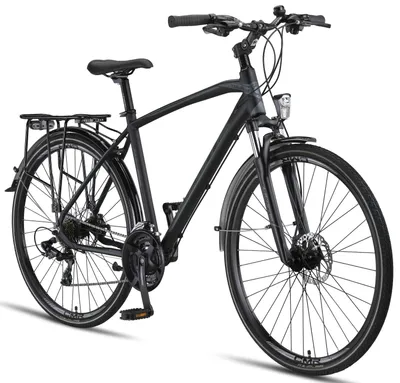 Produktbild von Licorne Bike Premium Touring Trekking Bike in 28 Zoll - Fahrrad für Jungen, Mädchen, Damen und Herren - 21 Gang-Schaltung - Mountainbike - Crossbike