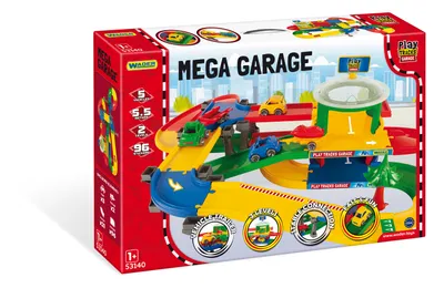 Produktbild von Play tracks Garage Mega Garage mit Spielstraßenset