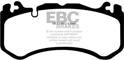 Produktbild von Bremsbelagsatz, Scheibenbremse EBC BRAKES DP41939R