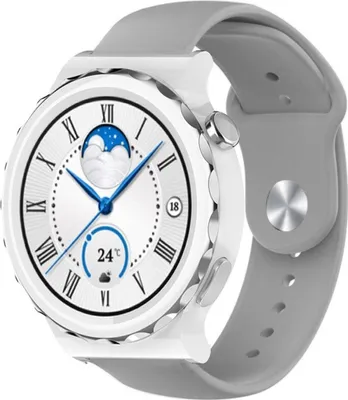 Produktbild von Strap-it Huawei Watch GT 3 Pro 43mm Sportarmband (Grau)