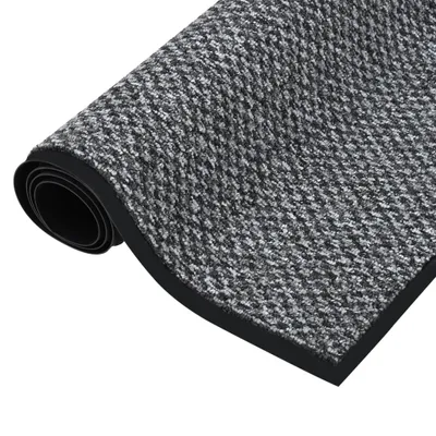 Image de vidaXL Tapis de sol Gris 80x120 cm