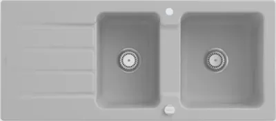 Produktbild von Villeroy & Boch Keramikspüle 338002SM, Architectura 80 Einbauspüle - inkl.