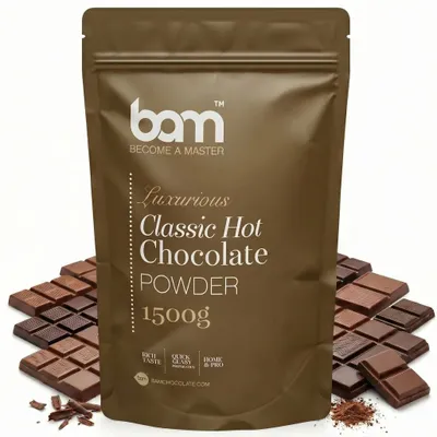 Produktbild von BAM Klassische Heiße Schokolade - Trinkschokolade - heiße Schokolade - 1500 g