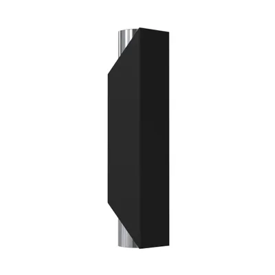 Immagine prodotto di Applique Wall nero opaco-cromato 2xGU10x8W in metallo, dimensioni: 29x6x8 cm, IP20, Luminex