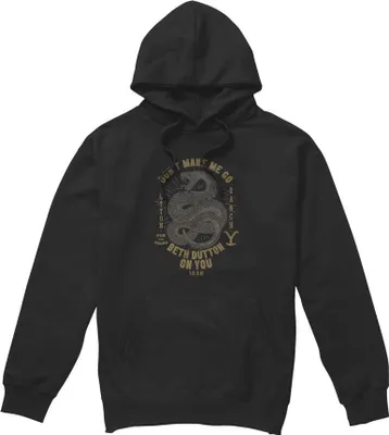 Obrázek produktu pro Yellowstone - Pánská mikina s kapucí TV8264 (XXL) (Černá)