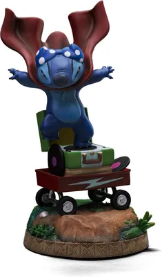Obrázok produktu pre Figura artystyczna Lilo & Stitch 1/10 - Stitch przy gramofonie 19 cm