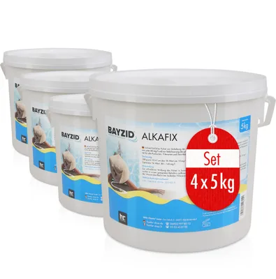 Produktbild von 4x 5 kg BAYZID® Alkafix zur Anhebung der Alkalinität (TA)