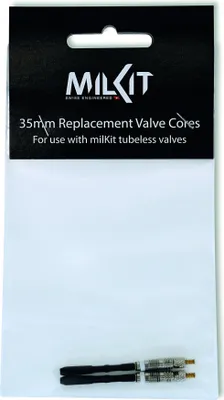 Produktbild von milKit Ventileinsatz 35 mm - 2 Stück Ersatz für Tubeless-Ventile.
