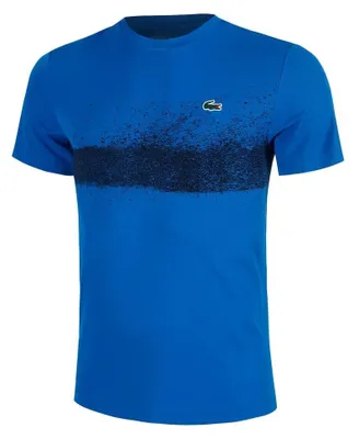 Productafbeelding van Lacoste heren T-shirt, model Novak, blauw, maat S