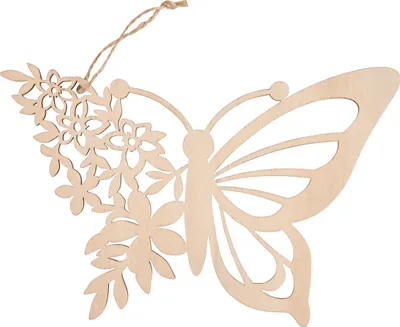 Produktbild von VBS Schmetterling / Anhänger "Flora", Ø 20 cm, Sperrholz