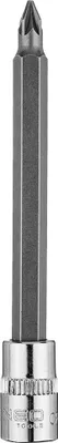 Zdjęcie produktu dla NEO TOOLS Końcówka wkrętakowa PZ1 na nasadce 1/4", długa, 87 mm