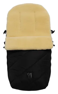 Produktbild von POLAR Lammfell Fußsack, Fb. black