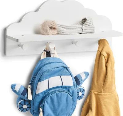 Immagine prodotto di Appendiabiti per bambini appendiabiti cloud white 48x12x22cm Zeller