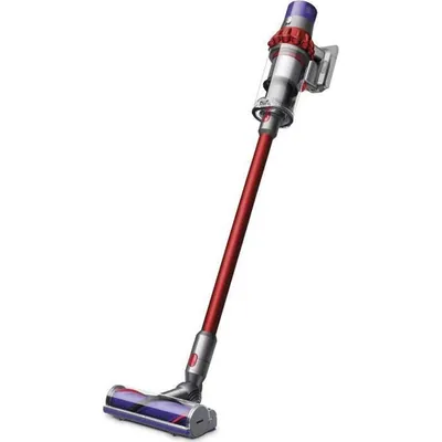 Produktbild von Dyson Cyclone V10 Motorhead, 2-in-1-Stabstaubsauger, Beutellos, Rot, Silber, Trocken, Zyklonal, Teppich, Harter Boden, Polsterung
