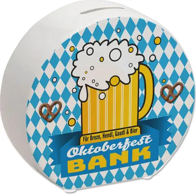 Produktbild von Spardose mit Spruch  Bank Brezn Hendl Bier