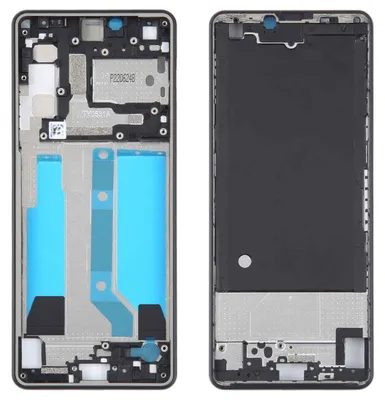 Image de Cadre central pour Sony Xperia 10 IV, noir - Pièce de rechange