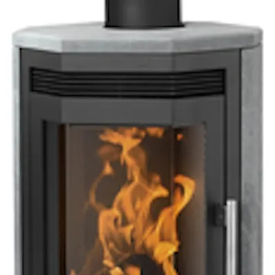 Produktbild von Justus Kaminofen Usedom 5 D Speckstein/schwarz