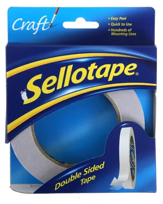 Produktbild von Sellotape 12 mm x 33 m Doppelseitiges Klebeband 12 mm x 33 m