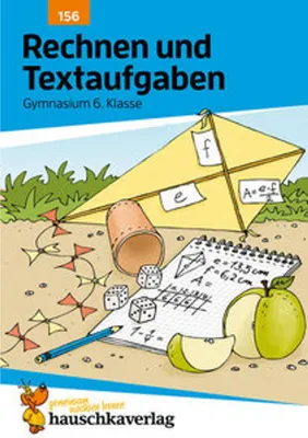 Produktbild von Rechnen und Textaufgaben - Gymnasium 6. Klasse, A5- Heft