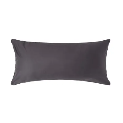 Obrázek produktu pro HOMESCAPES povlak na polštář hustota vláken 1000 antracit, 40 x 80 cm