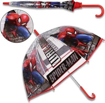 Produktbild von MARVEL Spider Man Transparenter automatischer Klappschirm, für einen Jungen