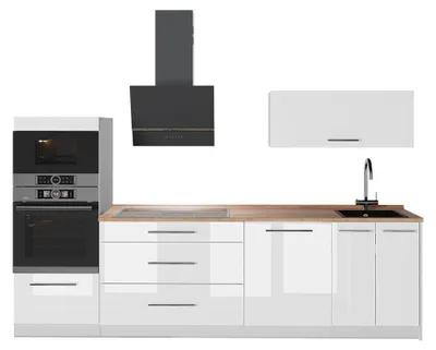 Immagine prodotto di Cucina componibile Vicco Fame-Line Bianco lucido/Bianco 280 cm, PL Rovere, Model 64732
