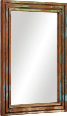 Produktbild von Badspiegel 50x70 cm Massivholz Akazie und Glas