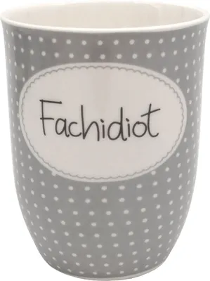 Produktbild von Tasse mit Henkel "Fachidiot"