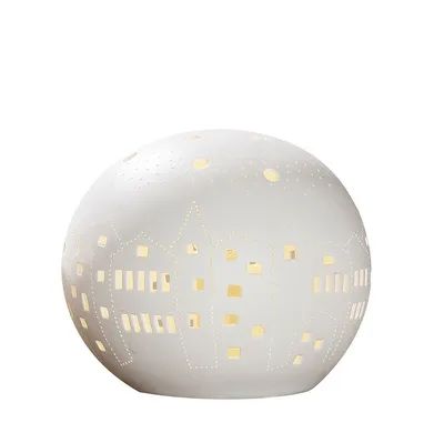 Produktbild von Gilde Lampe Kugel CityweißE14 max. 40 Watt Länge 18,0 cm Breite 18,0 cm Höhe 15,5 cm 34786
