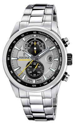Produktbild von Festina Herrenuhr Timeless Chronograph Armbanduhr Edelstahl silber UF20694/4