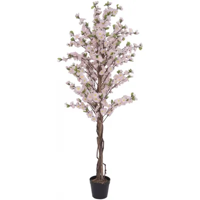 Produktbild von EUROPALMS Kirschbaum mit 3 Stämmen, Kunstpflanze, rose, 150 cm