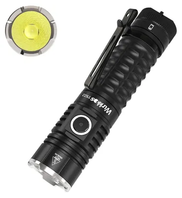 Zdjęcie produktu dla Latarka LED - TS22 - Ładowalna - 4500 lm - Dioda LED XHP70D - Wodoodporna (IP68) - Końcówka magnetyczna - Czarna