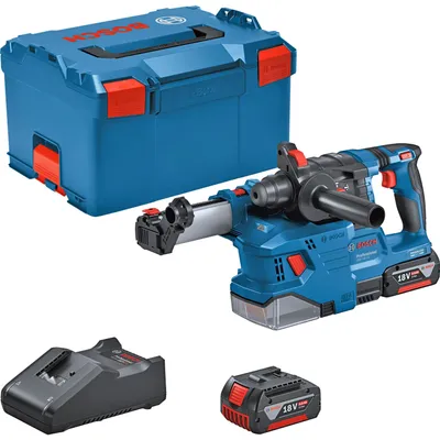 Image de BOSCH Professional 0611924003 BOSCH Professional GBH 18V-22 Akku-Bohrhammer-Set 18,0 V, mit 2 Akkus
