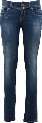 Produktbild von 1546AB pantalone donna LTB WASHED SUPER SLIM PUSH UP blue denim jeans woman