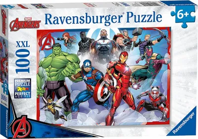 Obrázek produktu pro Ravensburger - Puzzle 100 Marvel Avengers