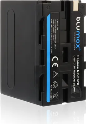 Produktbild von Blumax Akku | für Sony NP-F970 Digitalkamera | Kapazität 7850mAh  |Spannung 7,2Volt | Video- und  Kamerazubehör