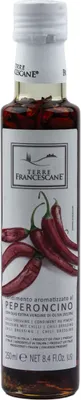 Produktbild von Food-United Chili-Öl 250ml von TERRE FRANCESCANE Extra Natives Olivenöl mit Chili-Schoten Premium-Dressing-Öl aus Italien für Feinschmecker-innen und die mediterrane Küche