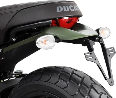 Produktbild von ZIEGER Basic Kennzeichenhalter kompatibel mit Ducati Scrambler 800 BJ 2015-17