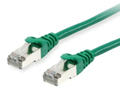 Productafbeelding van Equip 605543 Equip Patchkabel Cat6 S/FTP 2xRJ45 0.25m grün LSZH Polybeutel