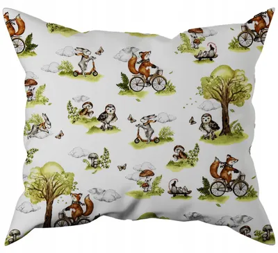 Produktbild von Nyks Kinder Kissenbezug 40x60 Baumwolle Tiermotiv 166lis