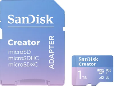 Productafbeelding van SanDisk Creator MicroSD-kaart, 1TB